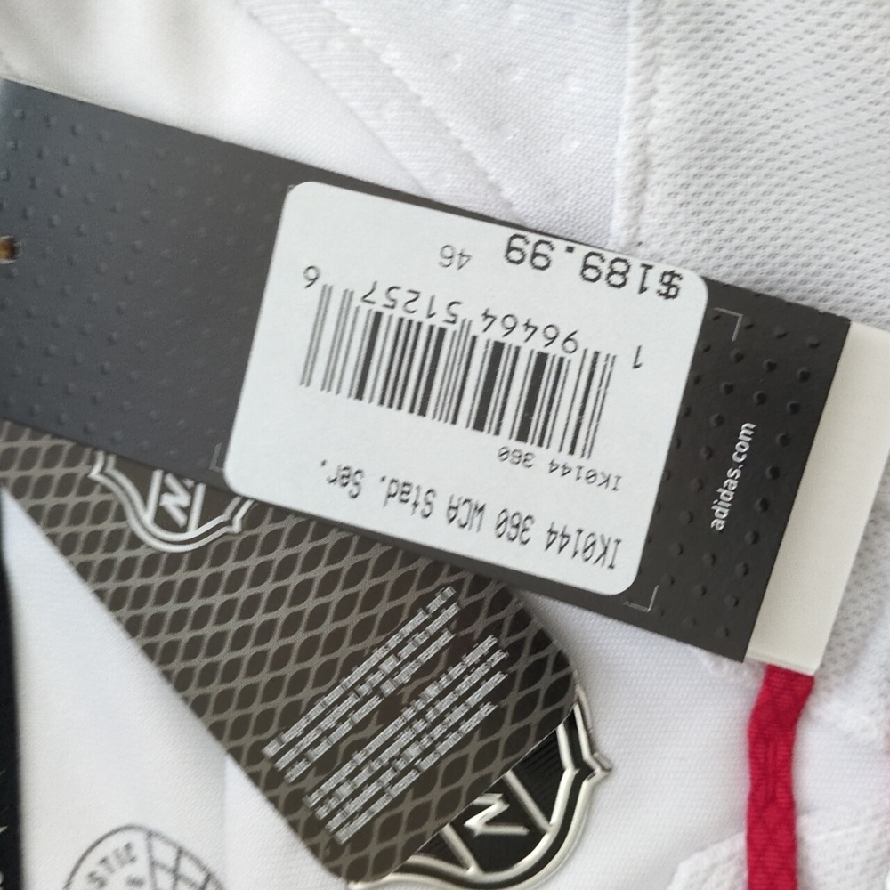 Adidas Washington Capitals 2023 NHL Stadium Series Jersey White Adult 46 - Picture 6 of 7